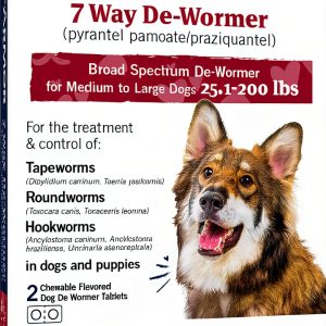 PetArmor 7 Way Dog Dewormer Chewable Tablets Vet Quality-0