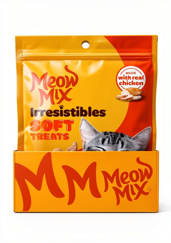 Meow Mix Soft Cat Treats Real Chicken Salmon Flavor-5