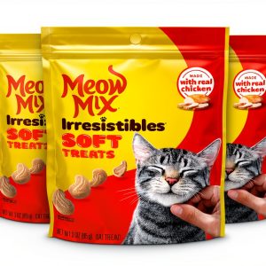 Meow Mix Soft Cat Treats Real Chicken Salmon Flavor-0