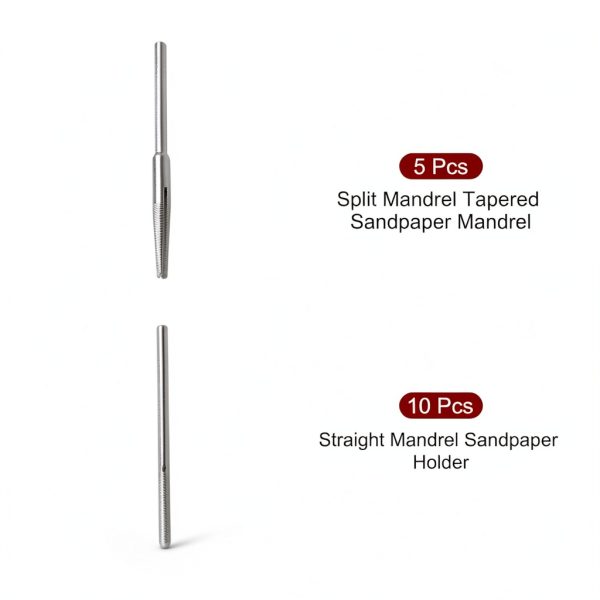 uxcell Split Mandrel Abrasive Tool 2.35mm Shank 0.6mm-2