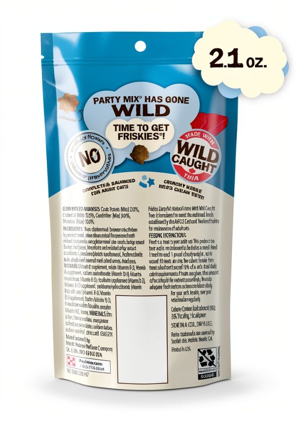 Friskies Cat Treats Wild Tuna Crunchy Natural Ingredients-6