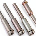 ZZLZX Abrasive Mandrels Stainless Steel 4PCS Rotary Tool-0