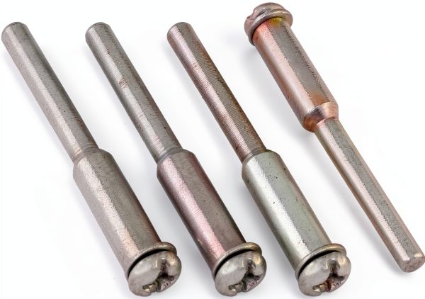 ZZLZX Abrasive Mandrels Stainless Steel 4PCS Rotary Tool-0