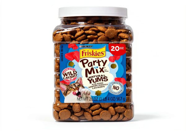Friskies Cat Treats Crunchy Tuna Flavor Natural Ingredients-0