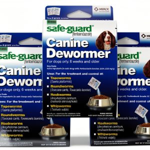 MERCK AH Dog Wormer Granules Treats Tapeworms Roundworms-0