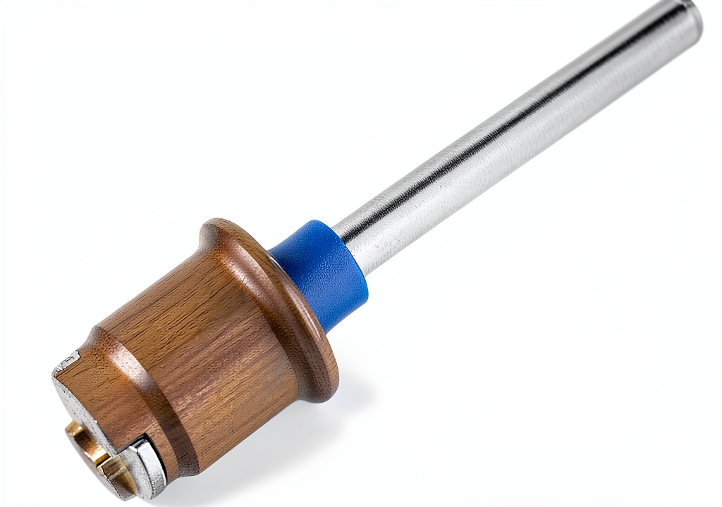 Dremel EZ SpeedClic mandrel mounted with a grinding stone on a rotary tool
