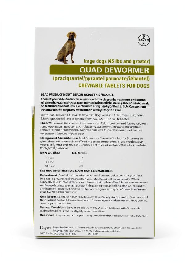 Bayer Dog Wormer Pet Supplies Treatment Model 85437461-1