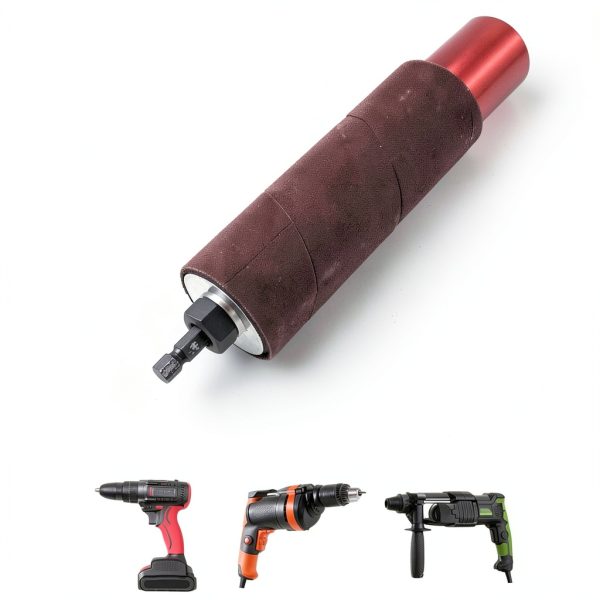 Generic Aluminum Spindle Sander Drill Adapter Woodworking-5
