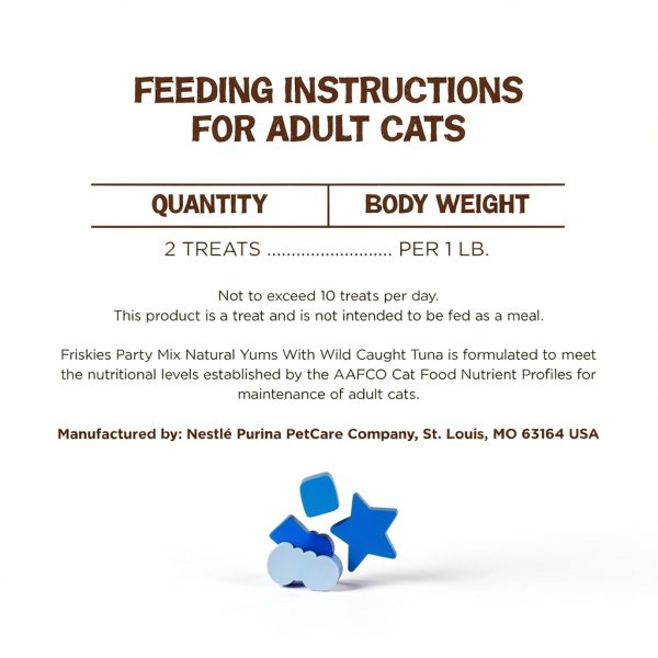 Friskies Cat Treats Wild Tuna Natural Crunchy Snacks-9