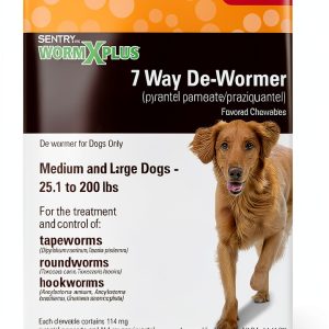 SENTRY Dog Dewormer Broad Spectrum Worm Medicine Chewable-0