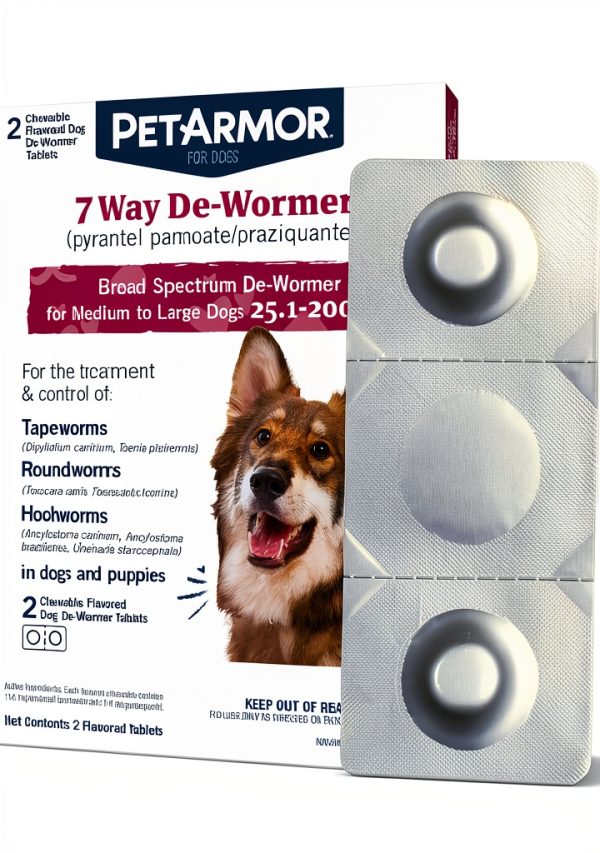 PetArmor 7 Way Dog Dewormer Chewable Tablets Vet Quality-3