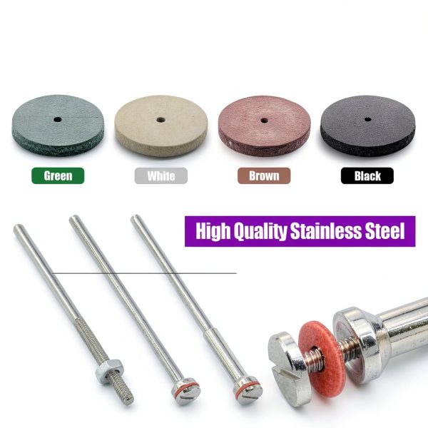 Swpeet Silicone Rubber Polishing Wheels Mandrels Jewelry-3