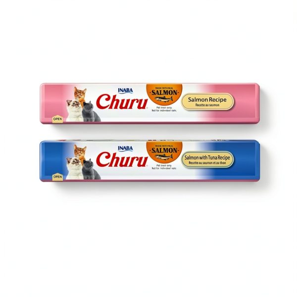 Inaba Churu Lickable Cat Treat Paste 40 Count Tuna & Seafood-5