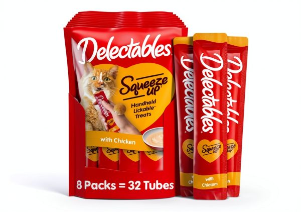 Hartz Delectables Lickable Cat Treats 2oz Pack-0