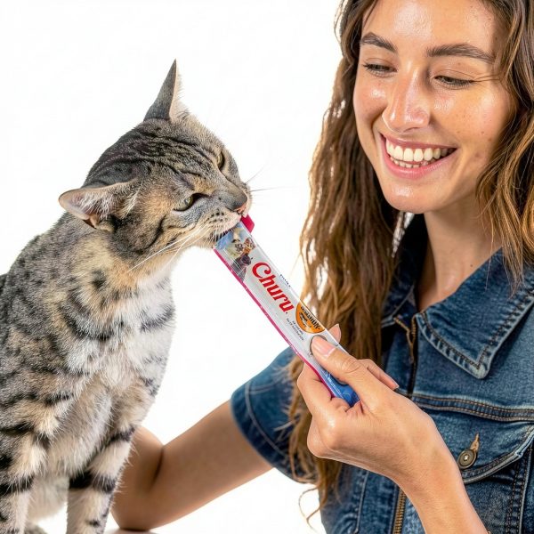 Inaba Churu Lickable Cat Treat Paste 40 Count Tuna & Seafood-6