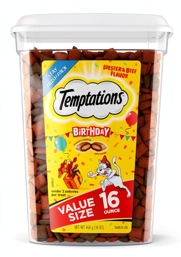 Lobster Beef Cat Treats Mars Petcare Crunchy LowCalorie-0