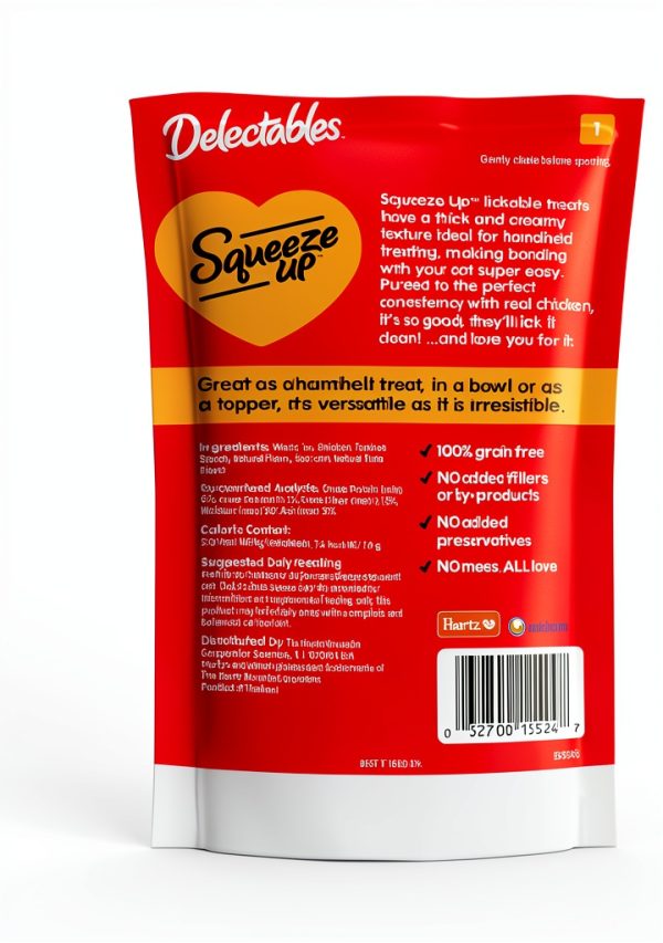 Hartz Delectables Lickable Cat Treats 2oz Pack-5