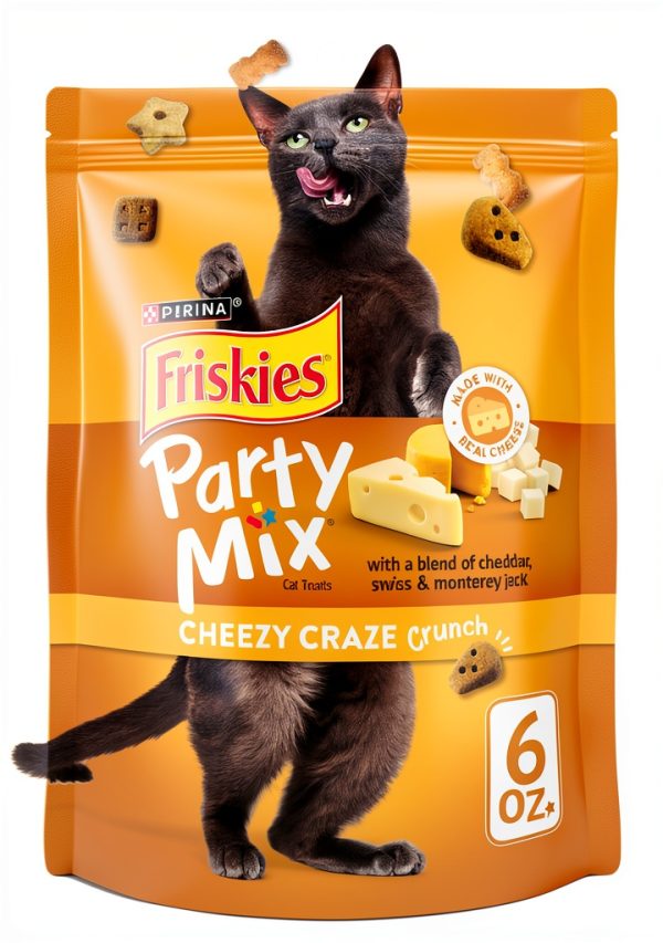 Purina Friskies Party Mix Cat Treats for Cats-0