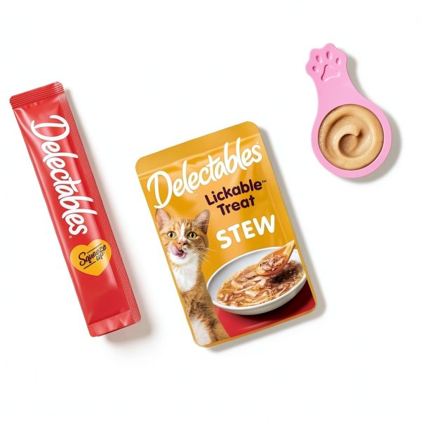 Hartz Delectables Lickable Cat Treats 2oz Pack-7