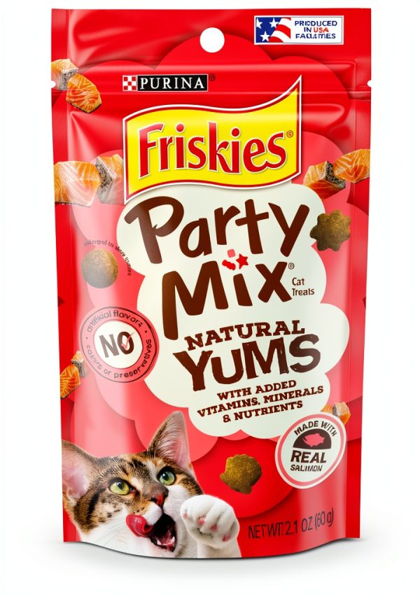 Friskies Real Fish Cat Treats 1.25 lb Pack of 2 – Crunchy Low Calorie-0