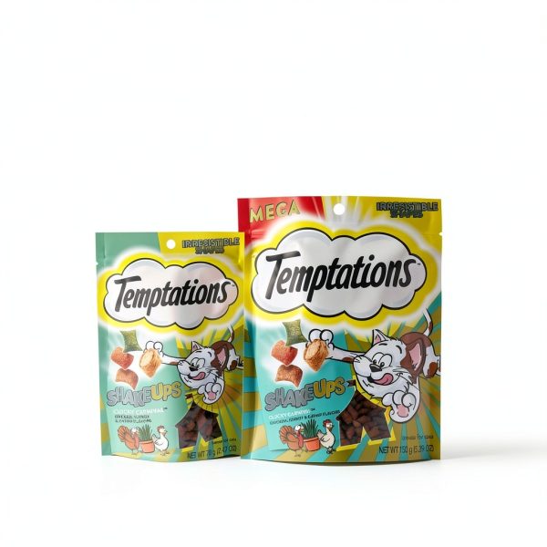 Temptations ShakeUps Cat Treats Clucky Carnival 5.3 Ounce Pack of 2-5