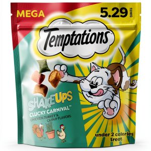 Temptations ShakeUps Cat Treats Clucky Carnival 5.3 Ounce Pack of 2-0