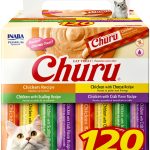 Inaba Churu Cat Treat Paste Tuna & Chicken Variety 120 Count Pack-0