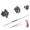 O-Ring, Buna-n, Tool Kit with 3 Convenient Sizes, Replacement for Mini Dental Implants-0