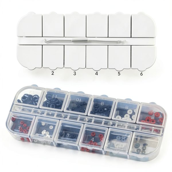 Rubber O Ring Assortment Kit 144pcs Nitrile NBR 12 Sizes FUSHIPRO-1