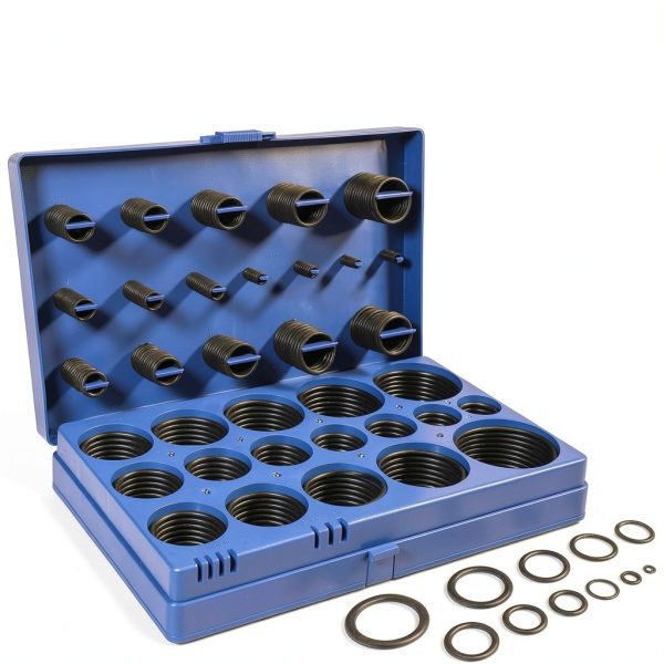 407 Pcs Universal SAE O Ring Assortment Kit，32 Inch Sizes Standard Nitrile Rubber O'ring Set for Automotive Hydraulic Faucet Professional Plumbing Pressure Washer Air or Gas Sealing Repair-2