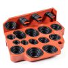 419 PCS Universal Metric O-Ring Kit，32 Sizes Buna-N 70A Rubber O Ring Assortment Set for Various Car Auto Faucet Plumbing Pressure Washer Air or Gas Sealing Repair Resist Oil and Heat-4