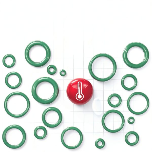 KEZE 595 Pcs Air Conditioning O Ring Kit,36 Size Seal Rubber O-Rings Assortment Set for Compressor Automotive A/C Plumbing Repair ID:3-22mm (Green)-6