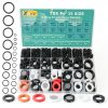 32 Size 705 Pcs Plumbing Washers and O-Ring Kit 2-in-1 Rubber Gasket Assortment Kit for Faucet Spigot Garden Hose Pressure Washer Plumbing Repair-0
