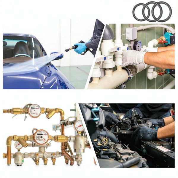 419 PCS Universal Metric O-Ring Kit，32 Sizes Buna-N 70A Rubber O Ring Assortment Set for Various Car Auto Faucet Plumbing Pressure Washer Air or Gas Sealing Repair Resist Oil and Heat-2