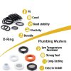 32 Size 705 Pcs Plumbing Washers and O-Ring Kit 2-in-1 Rubber Gasket Assortment Kit for Faucet Spigot Garden Hose Pressure Washer Plumbing Repair-6