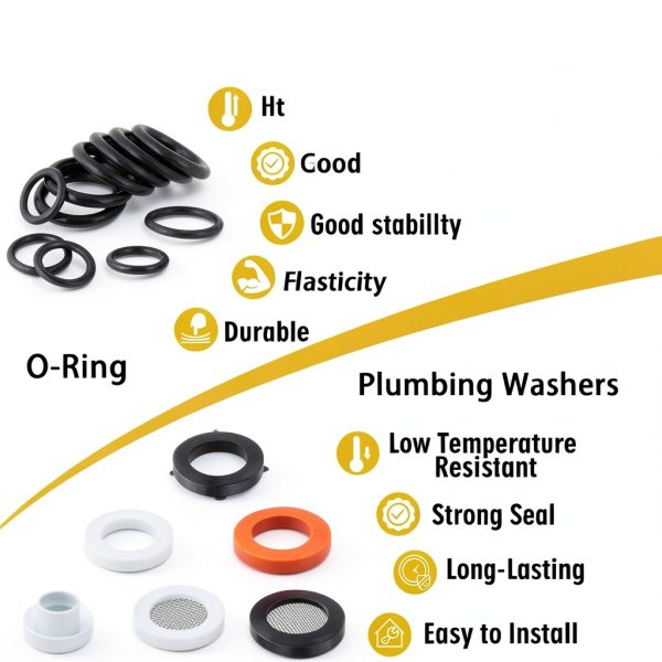 32 Size 705 Pcs Plumbing Washers and O-Ring Kit 2-in-1 Rubber Gasket Assortment Kit for Faucet Spigot Garden Hose Pressure Washer Plumbing Repair-6