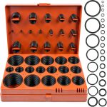 419 PCS Universal Metric O-Ring Kit，32 Sizes Buna-N 70A Rubber O Ring Assortment Set for Various Car Auto Faucet Plumbing Pressure Washer Air or Gas Sealing Repair Resist Oil and Heat-0