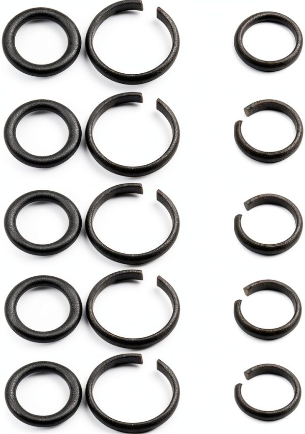 Impact Wrench Retaining Rings 1/2" & 3/8" O‑Ring RURBRIN 10 Pack-0